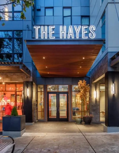 The hayes, a luxury apartment building in seattle, washington.